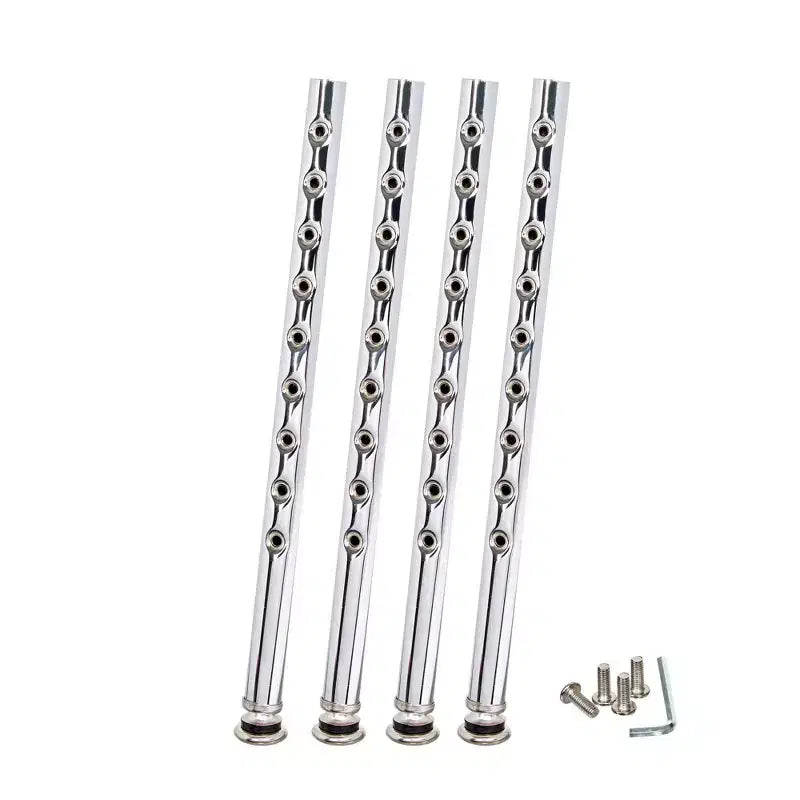 Lot de 2 tabourets réglables en hauteur de 81 à 99 cm gris - Revêtement en vinyle, structure en acier, sans accoudoirs