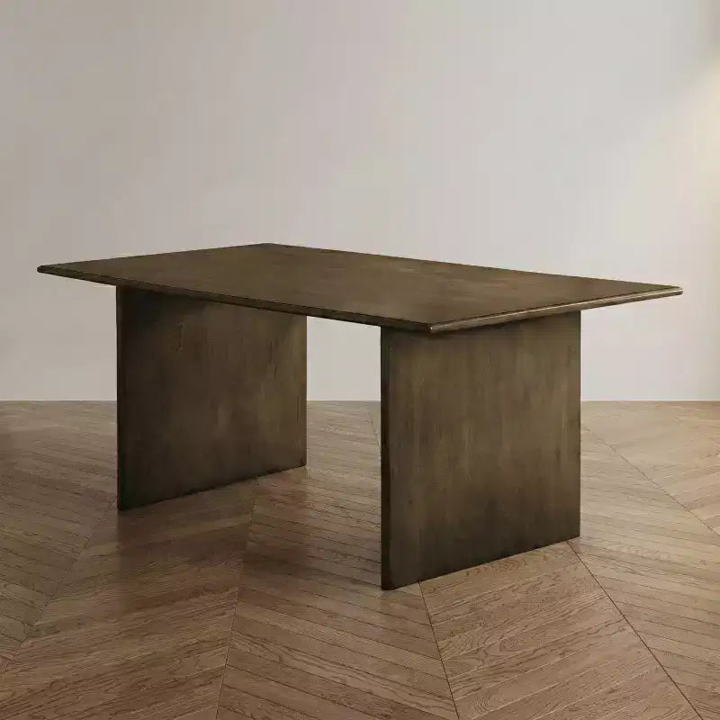 Table de salle à manger moderne du milieu du siècle de 183 cm - Teinte bois naturel