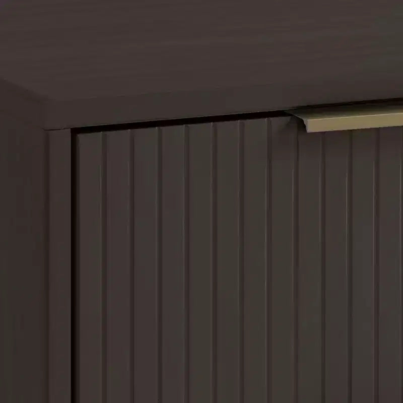 Commode moderne à 3 tiroirs - Cadre en bois, finition peinte, quincaillerie anti-basculement