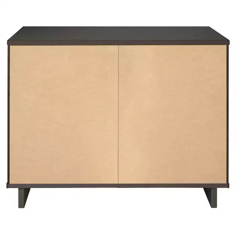 Commode moderne à 3 tiroirs - Cadre en bois, finition peinte, quincaillerie anti-basculement