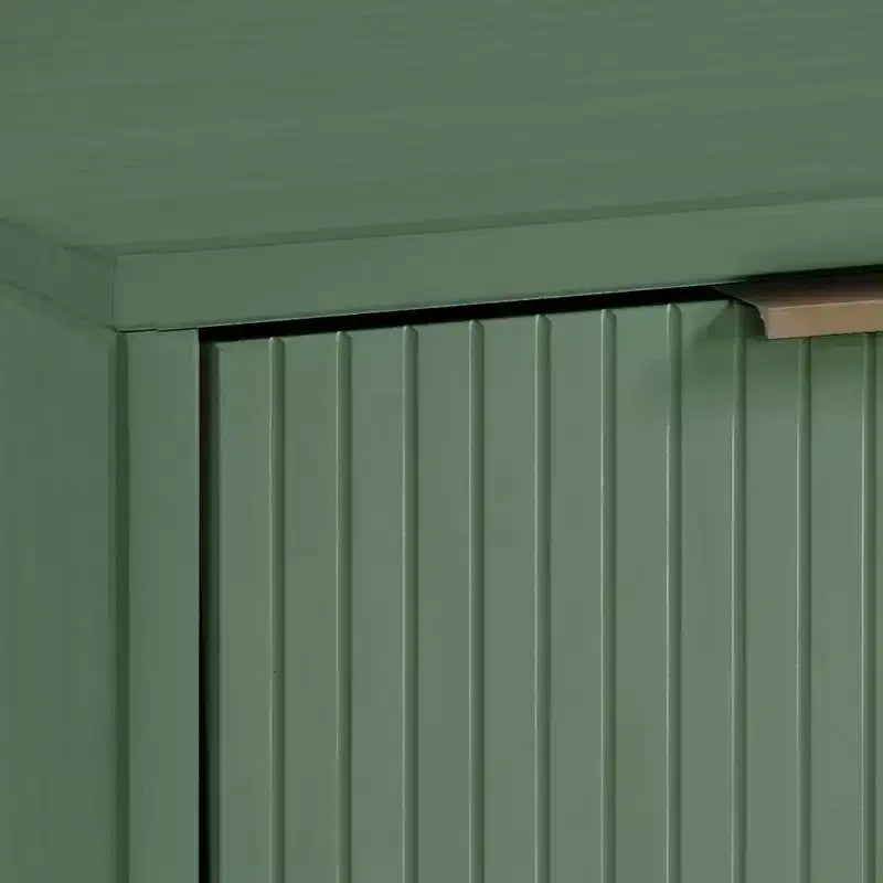 Commode moderne à 3 tiroirs - Cadre en bois, finition peinte, quincaillerie anti-basculement