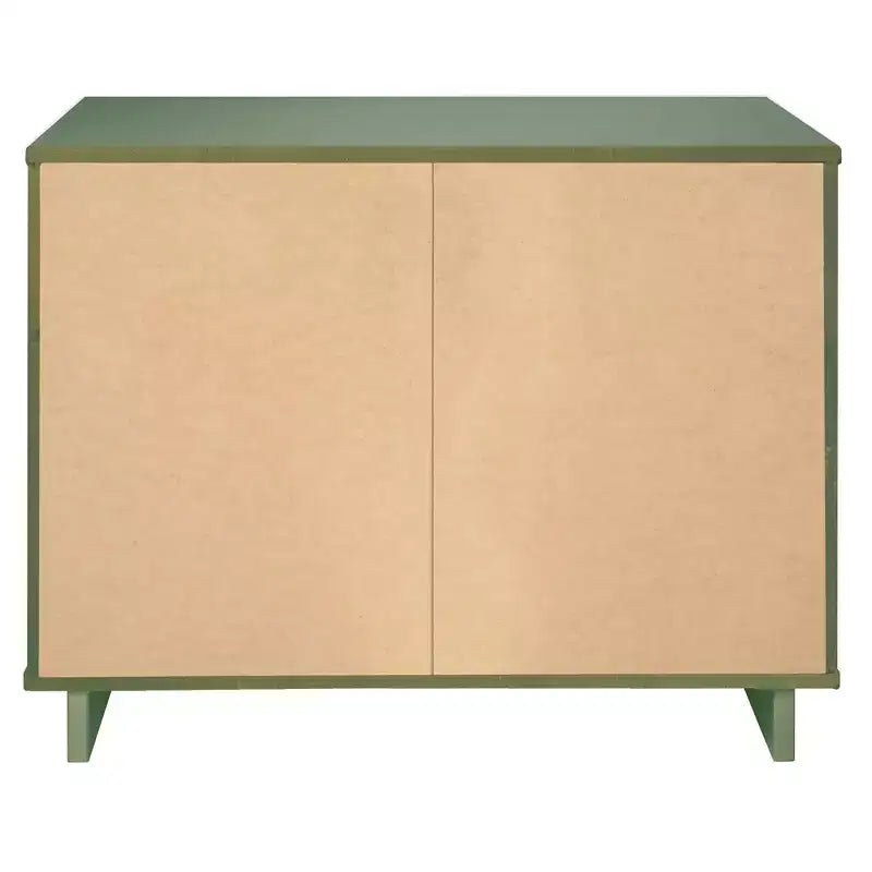 Commode moderne à 3 tiroirs - Cadre en bois, finition peinte, quincaillerie anti-basculement