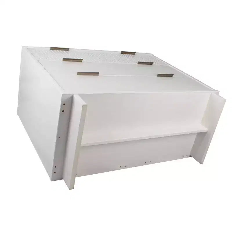 Commode moderne à 3 tiroirs - Cadre en bois, finition peinte, quincaillerie anti-basculement