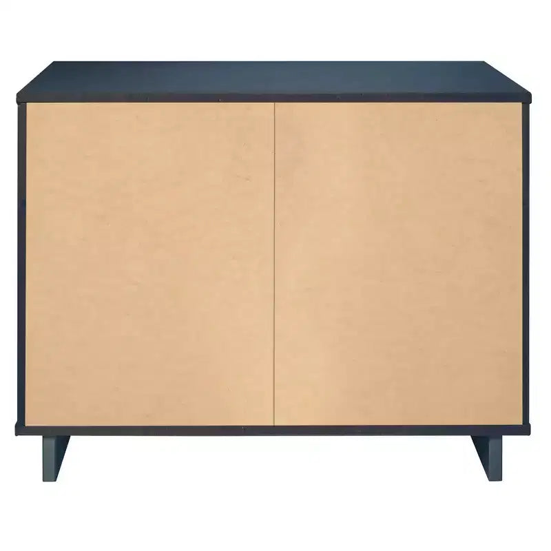 Commode moderne à 3 tiroirs - Cadre en bois, finition peinte, quincaillerie anti-basculement