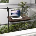 Table de balcon pliante réglable en hauteur sur 3 niveaux
