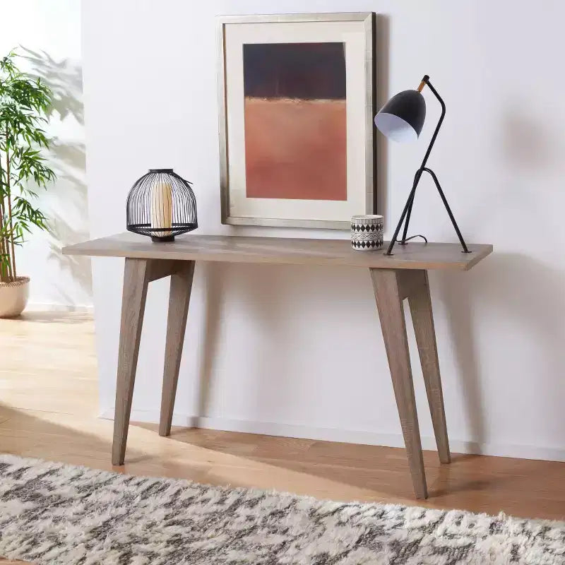 Console - Chêne naturel, style rustique moderne