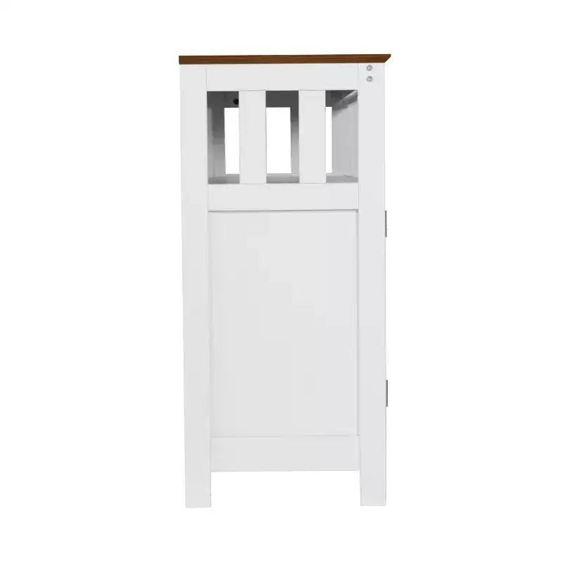 Buffet classique et meuble d'appoint avec placard de rangement à double porte et étagère ouverte
