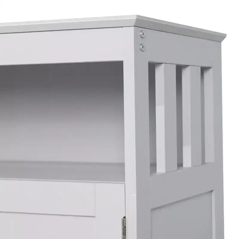 Buffet classique et meuble d'appoint avec placard de rangement à double porte et étagère ouverte