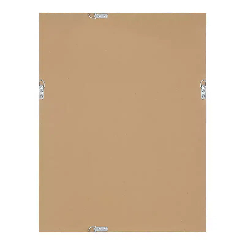Miroir mural rectangulaire 18x24 - Cadre en plastique, fixation murale