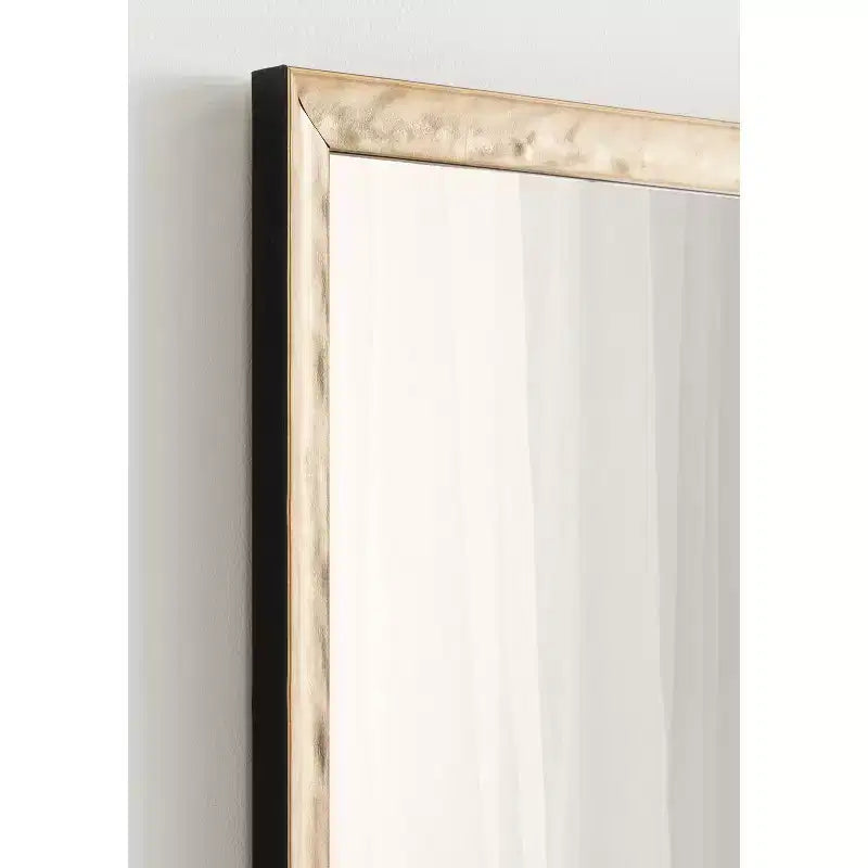 Miroir mural rectangulaire 18x24 - Cadre en plastique, fixation murale