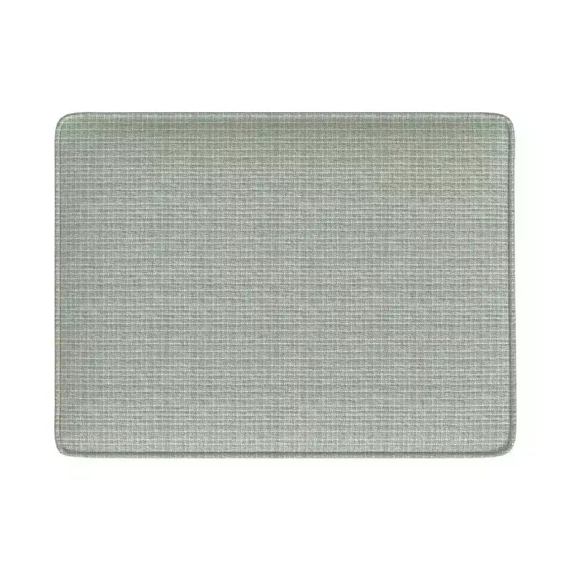 Pouf de rangement 61 cm - Velours vert avec pieds en bois